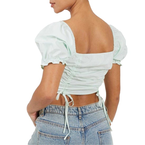Brave Soul - Kurzes Top für Damen, Puffärmel (Minzgrün) - Image 2