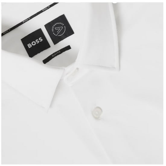 Boss - "P-Hank S" Hemd für Herren, Oxford-Stil, Langärmlig (Weiß) - Image 3
