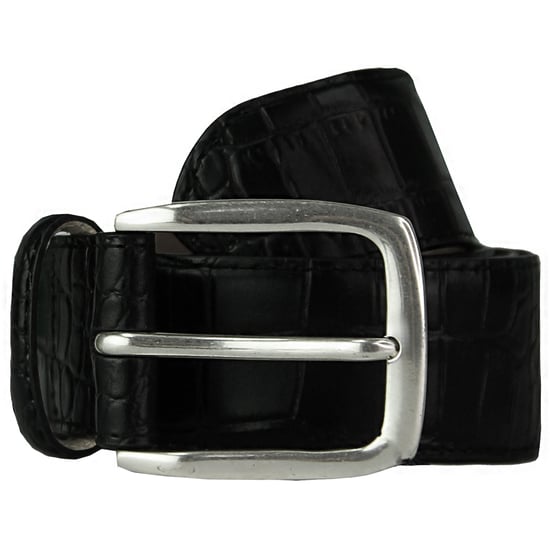 Hackett London Herren Schwarzer Ledergürtel - Image 1