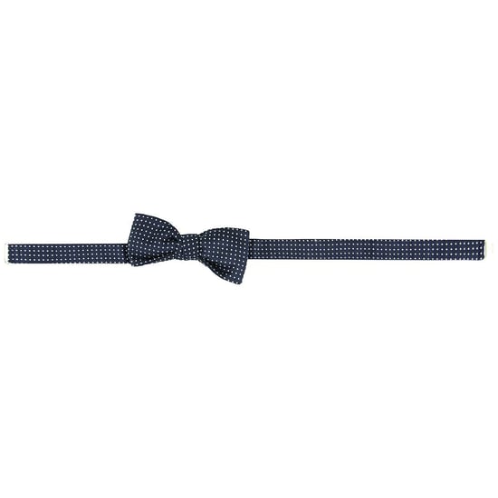Hackett London bedruckte Seiden Herren dunkelblaue Fliegen - Image 2
