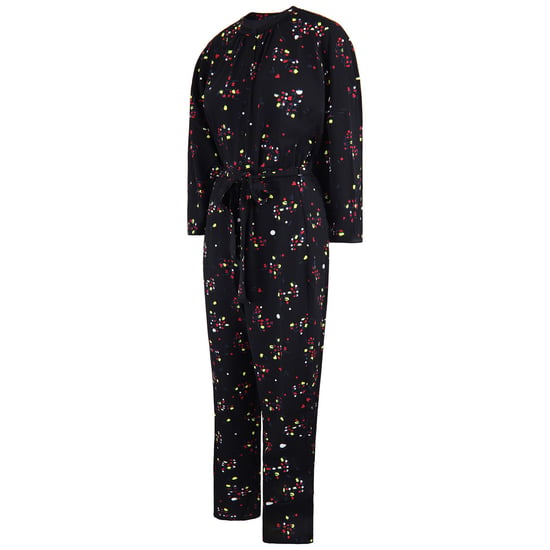 Armani Exchange Gemusterter Damen Schwarzer Jumpsuit - Image 2