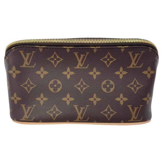 Louis Vuitton Monogram Kulturbeutel aus braunem Leder - Image 4