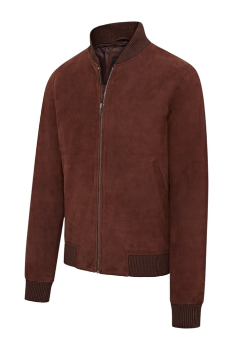 Herren Braune Ziegen-Wildleder MA-1 Bomberjacke-North - Image 3