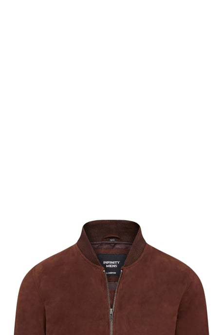 Herren Braune Ziegen-Wildleder MA-1 Bomberjacke-North - Image 6
