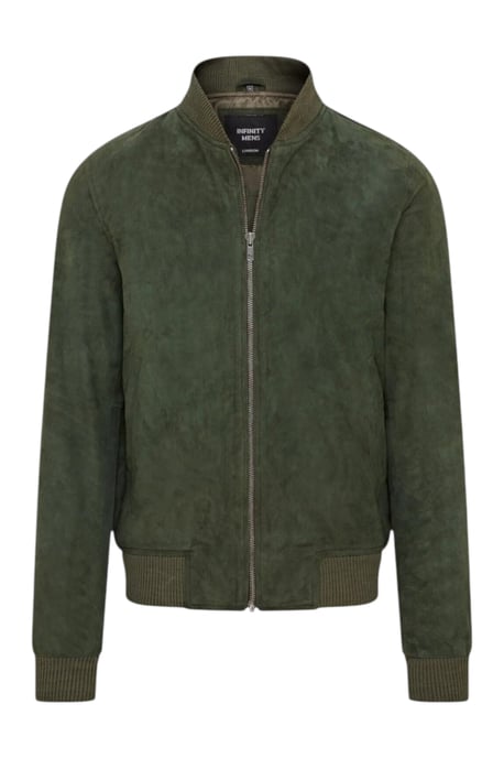 Herren Green Goat Suede MA-1 Bomberjacke – North - Image 2