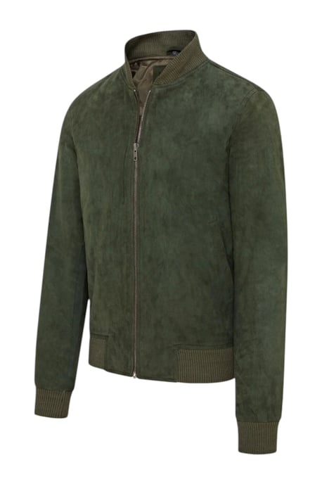 Herren Green Goat Suede MA-1 Bomberjacke – North - Image 3