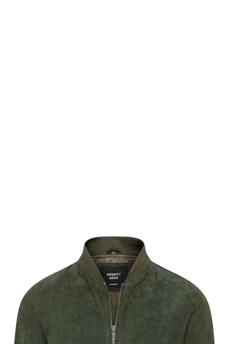Herren Green Goat Suede MA-1 Bomberjacke – North - Image 6
