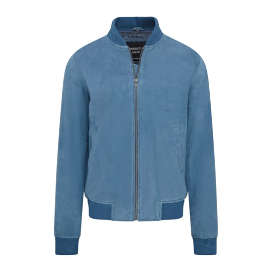 Herren Blue Goat Suede MA-1 Bomberjacke – Antalya - Image 2