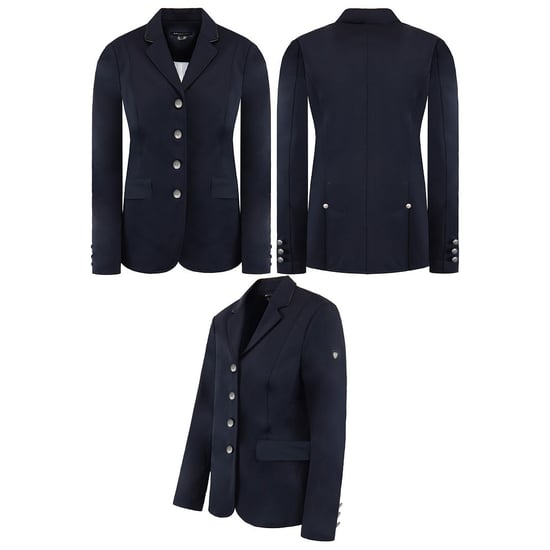 Ariat Palladium Damen Navy Blau Turnierjacke - Image 4