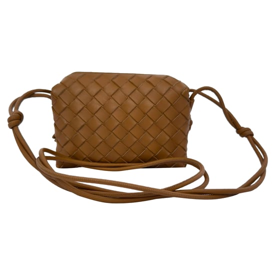 Bottega Veneta Mini Loop Kamera Tasche aus braunem Lammleder - Image 1