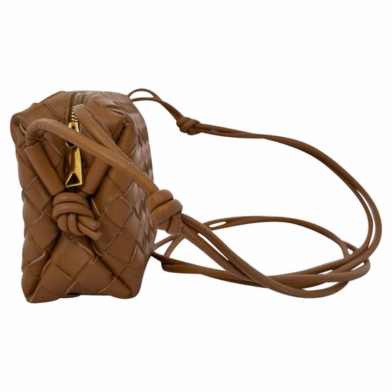 Bottega Veneta Mini Loop Kamera Tasche aus braunem Lammleder - Image 5