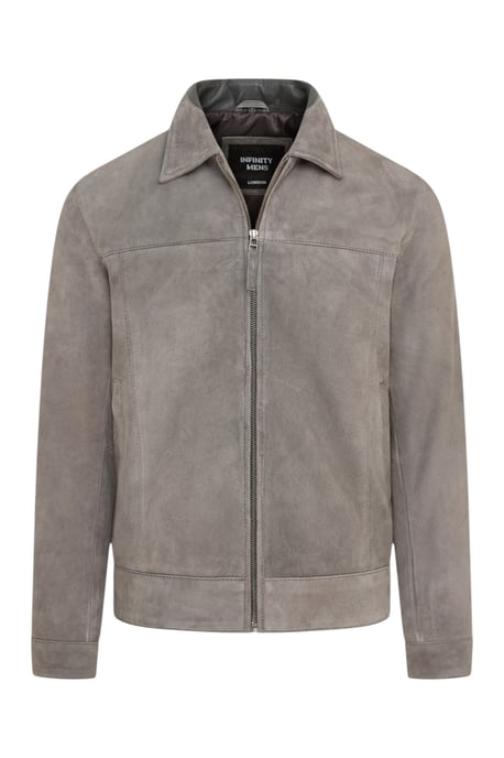 Herren Stone Goat Wildleder Harrington-Bikerjacke – Ridge - Image 2