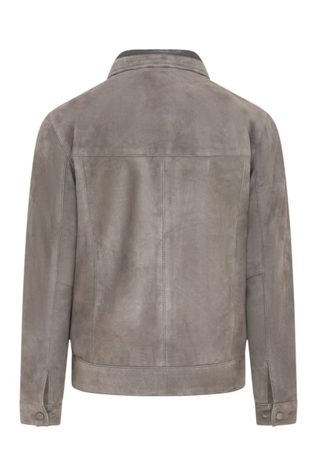 Herren Stone Goat Wildleder Harrington-Bikerjacke – Ridge - Image 5