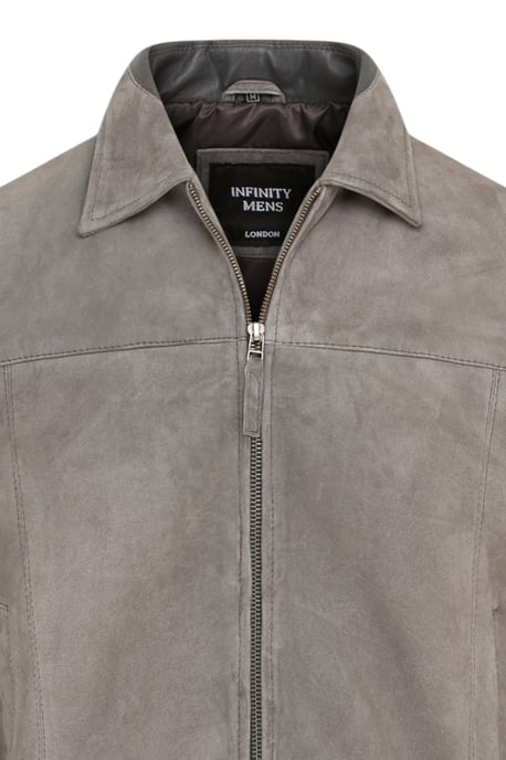 Herren Stone Goat Wildleder Harrington-Bikerjacke – Ridge - Image 6