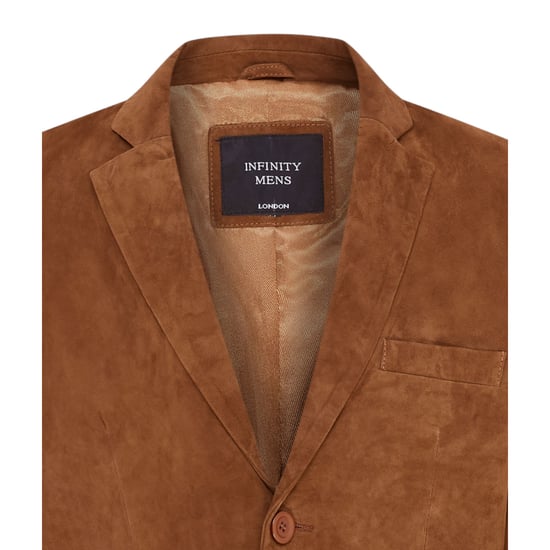 Herren italienische beige Wildlederjacke – Trabzon - Image 6