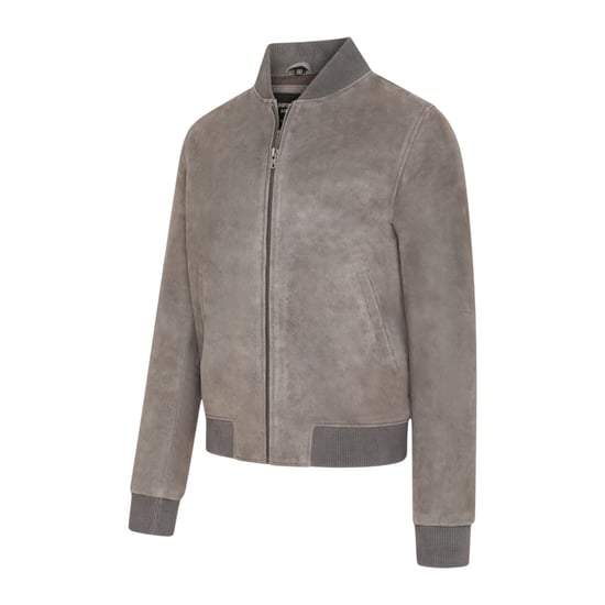 Herren Grey Goat Wildleder MA-1 Bomberjacke – Auckland - Image 3
