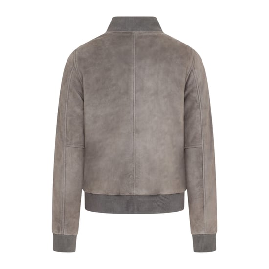 Herren Grey Goat Wildleder MA-1 Bomberjacke – Auckland - Image 4