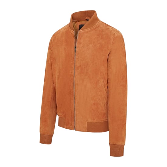 Herren Tan Goat Wildleder MA-1 Bomberjacke – Antalya - Image 4