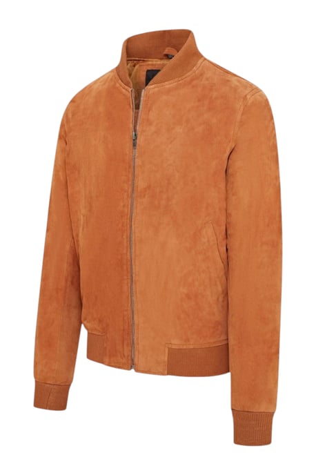 Mens Tan Goat Wildleder MA-1 Bomberjacke – North - Image 3