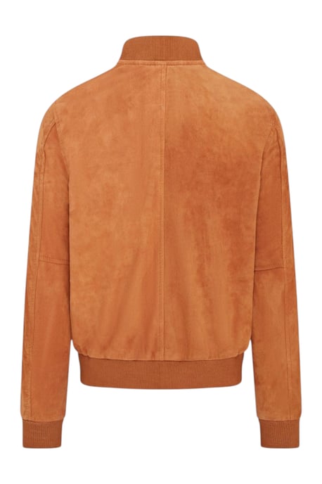 Mens Tan Goat Wildleder MA-1 Bomberjacke – North - Image 5