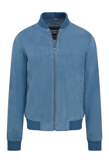 Herren Blue Goat Suede MA-1 Bomberjacke – North - Image 2