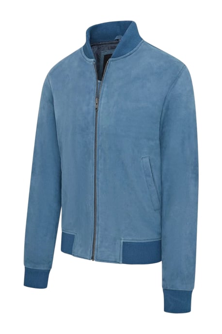 Herren Blue Goat Suede MA-1 Bomberjacke – North - Image 3