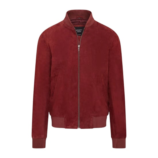 Herren Burgundy Goat Suede MA-1 Bomberjacke-Antalya - Image 2
