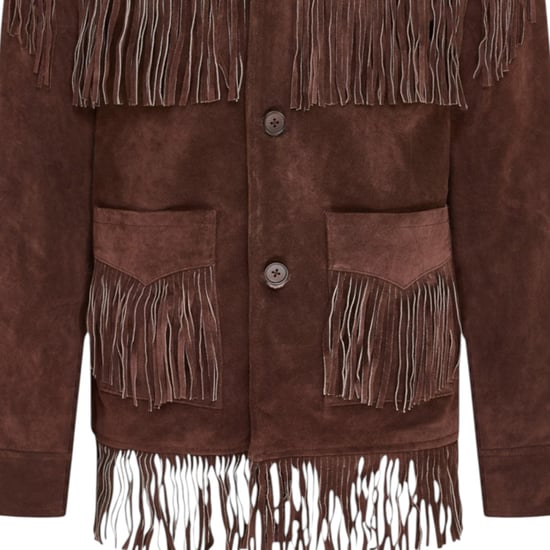Herren Retro Braune Cowboy-Wildlederfransenjacke – Western - Image 6
