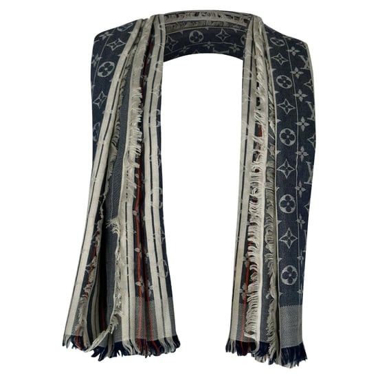 Louis Vuitton Monogram Schal aus mehrfarbigem Seide - Image 3
