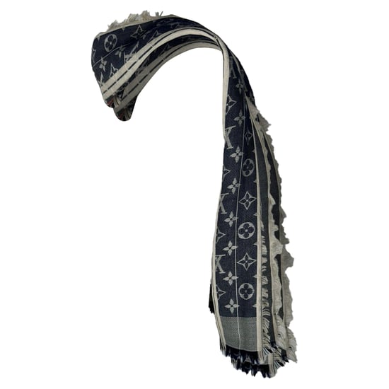 Louis Vuitton Monogram Schal aus mehrfarbigem Seide - Image 4