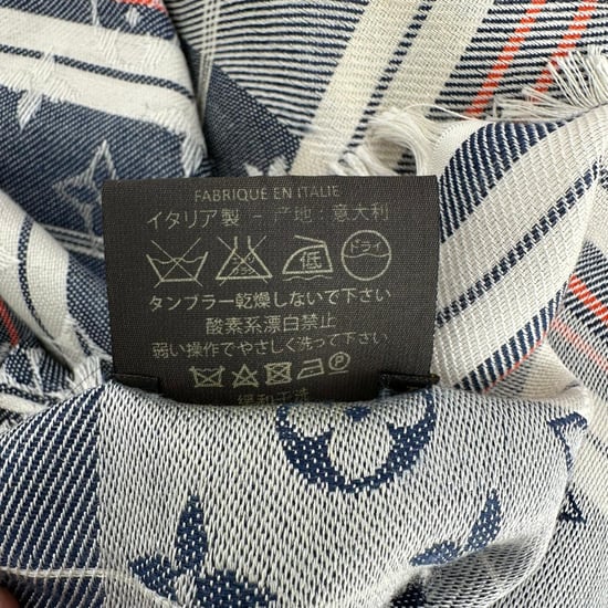 Louis Vuitton Monogram Schal aus mehrfarbigem Seide - Image 6