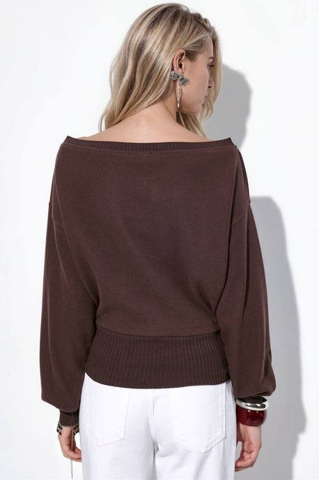 Damen Rippstrick Rundhalspullover - Image 3