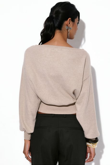 Damen Rippstrick Rundhalspullover - Image 3