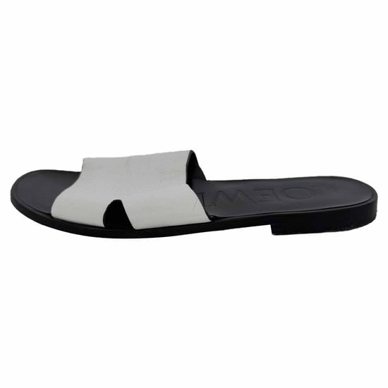 Loewe Logo-Sandalen in weißem Leder - Image 2