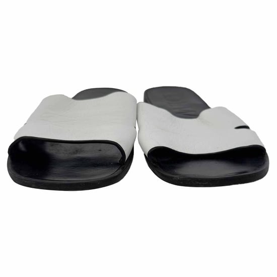 Loewe Logo-Sandalen in weißem Leder - Image 3