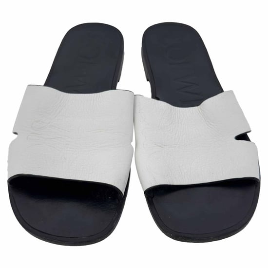 Loewe Logo-Sandalen in weißem Leder - Image 4
