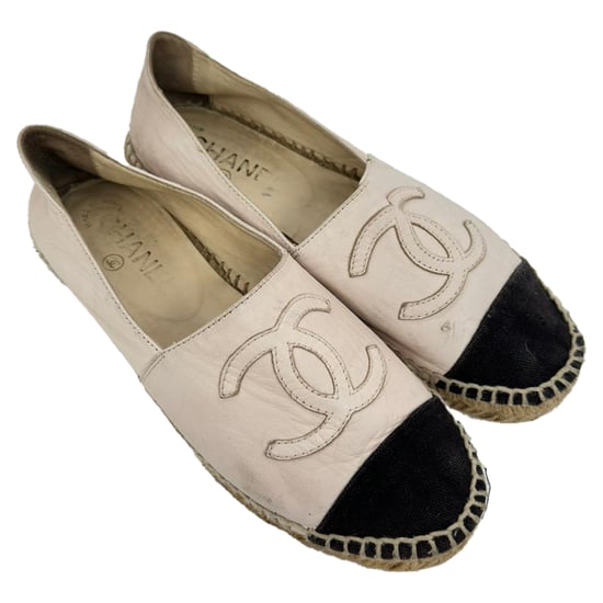 Chanel CC Ballerinas mit Zehenkappe aus Nudetaupe-Lammleder - Image 4