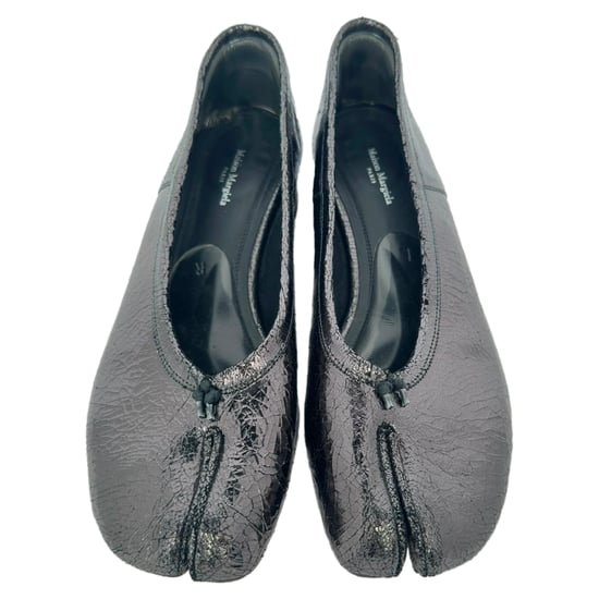 Maison Margiela Tabi Blockabsätze aus schwarzem Leder - Image 3