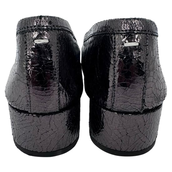 Maison Margiela Tabi Blockabsätze aus schwarzem Leder - Image 6