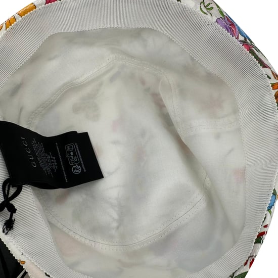 Gucci Bedruckter Twill Bucket Hat aus Baumwolle mit Blumenmuster - Image 6