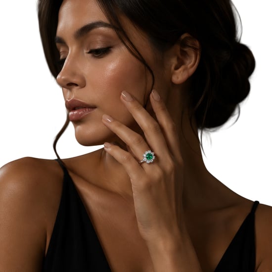 Chiara Ferragni - Damen Poliert Kristall Herz Bandring (Silber) - Image 2