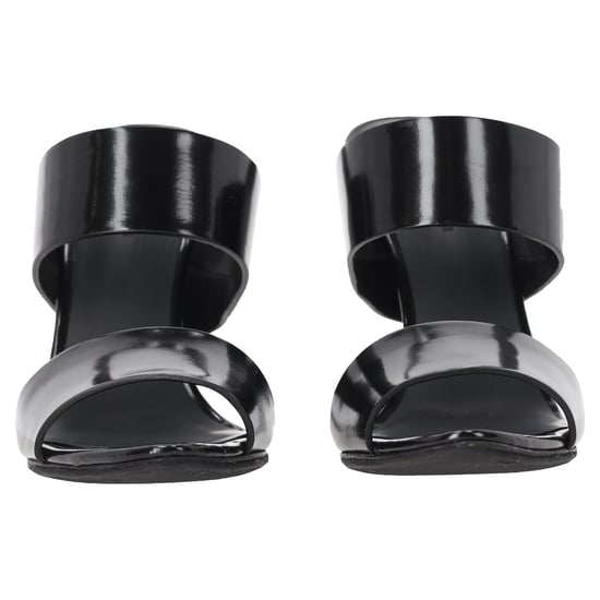 Alexander Wang High-Heeled Mules aus schwarzem Lackleder - Image 4