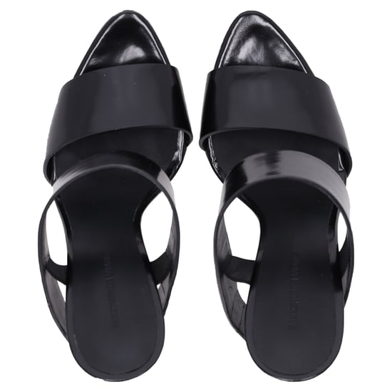Alexander Wang High-Heeled Mules aus schwarzem Lackleder - Image 6