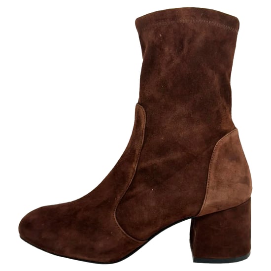 Stuart Weitzman Sleek 60 Stiefeletten aus braunem Wildleder - Image 4