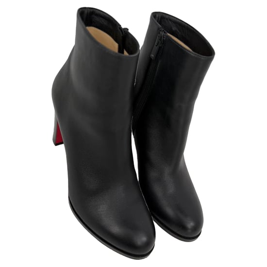 Christian Louboutin Adox 85 Stiefeletten aus schwarzem Leder - Image 6