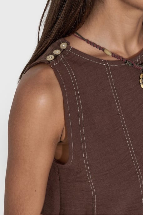 Stitch-Details Relaxed Fit Koord-Set - Image 6