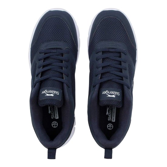 Slazenger - "Force" Sneaker für Herren, Netzmaterial (Marine/Weiß) - Image 4
