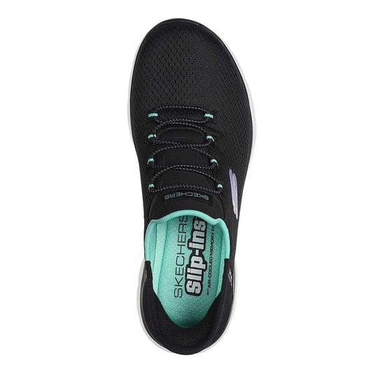 Skechers - "Summits - Diamond Dream" Freizeitschuhe für Herren, Zum Reinschlüpfen (Schwarz/Türkis) - Image 3