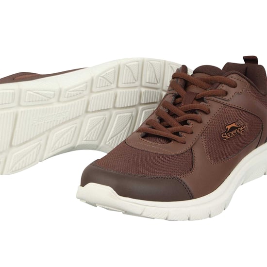 Slazenger - "Force" Sneaker für Herren, Netzmaterial (Braun) - Image 4