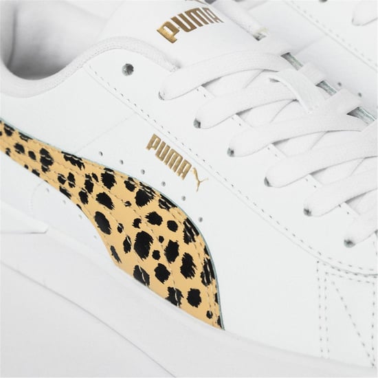 Puma - "Jada" Sneaker für Damen, Plattform-Absatz (Weiß/Leopard) - Image 3